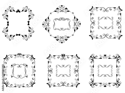 Vintage Ornamental Decorative Frames Collection
