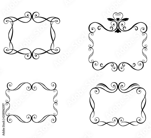 Vintage Ornamental Decorative Frames Collection