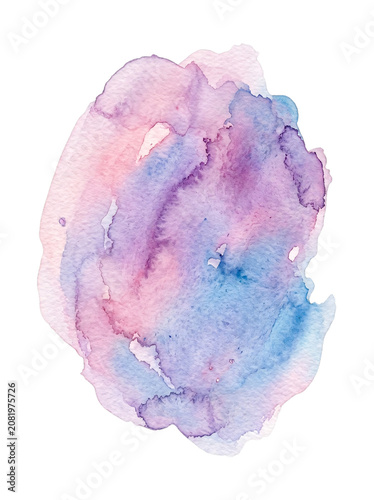Ethereal watercolor wash with delicate blending of soft pink, purple, and blue hues, ideal for artistic backgrounds