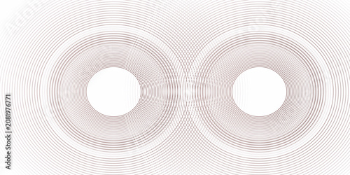 Abstract white background with red circle lines. Digital future technology concept. vector illustration.EPS,10