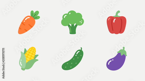 Fotografía Assorted fresh vegetables collection
