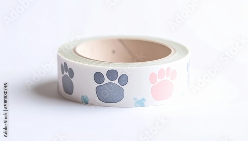 Cute Paw Print Decorative Tape for Crafts and Gifting