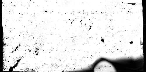 Obraz na plátně Grunge white background with distressed photo texture