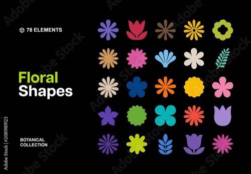 Botanical Shapes Pack For Nature And Graphic Design