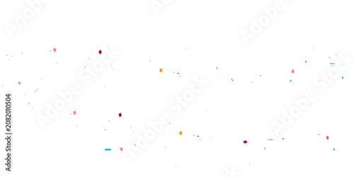 Εκτύπωση καμβά colorful confetti background with vibrant blue and red pieces scattered across a