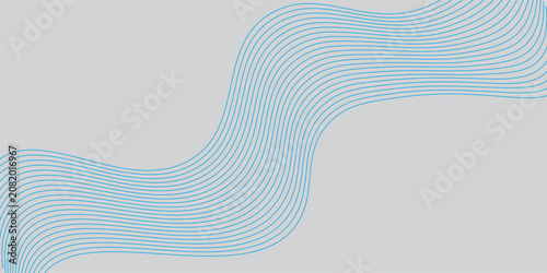Abstract geometric interlocking ribbon pattern vector background with colorful flat overlapping stripes layout on khaki for modern creative business presentation banner