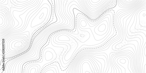 Topographic map background geographic line map with elevation assignments.Topography and geography map grid abstract backdrop. vector illustration.
