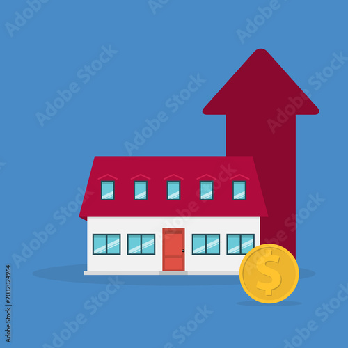 Residential Property Value Growth with Rising Real Estate Investment	