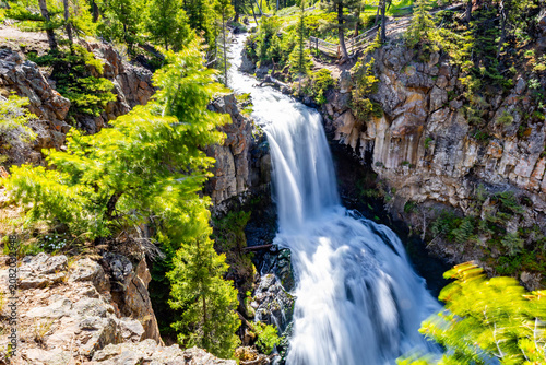 Foto Scenic view of Undine Falls Yellowstone