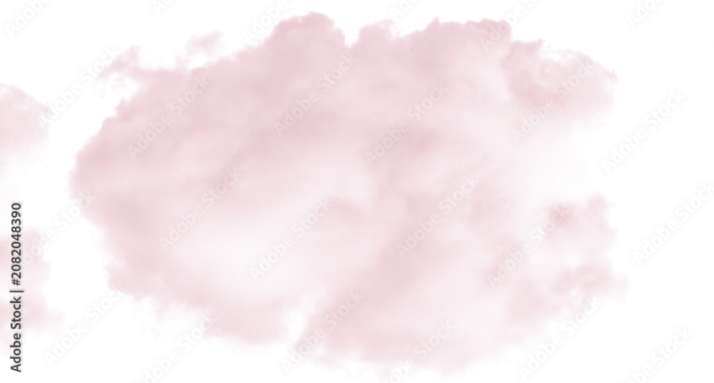 Fototapeta premium A single fluffy white cloud floating in the sky