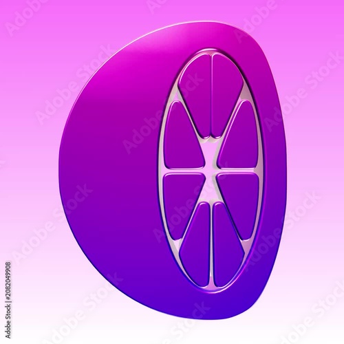 Abstract rotating gradient circle with radial pattern geometric rotation 