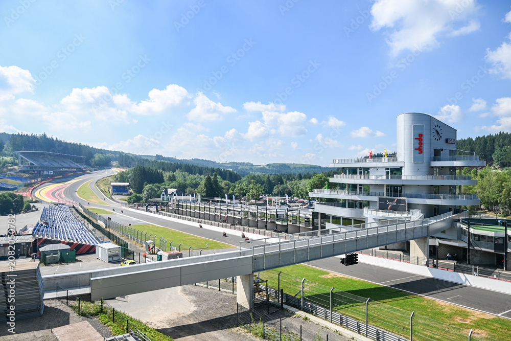 Obraz premium Belgique Wallonie circuit Spa Francorchamps