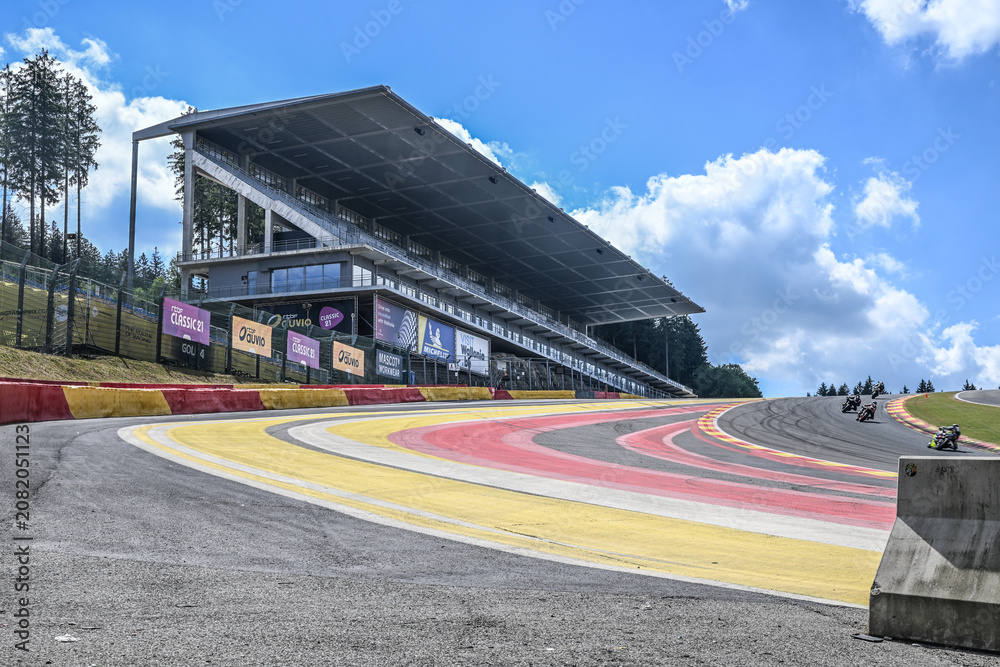 Obraz premium Belgique Wallonie circuit Spa Francorchamps
