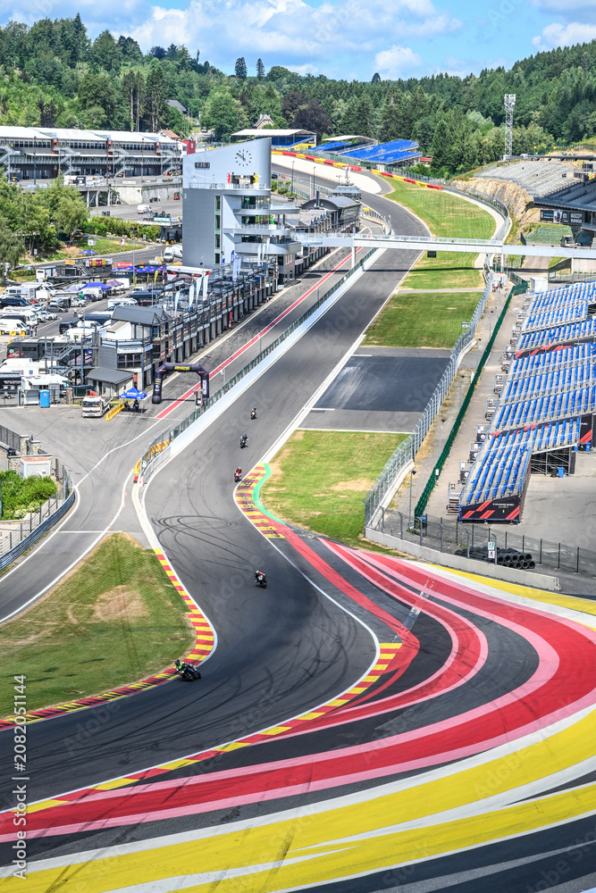 Obraz premium Belgique Wallonie circuit Spa Francorchamps