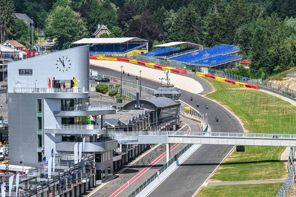 Obraz premium Belgique Wallonie circuit Spa Francorchamps