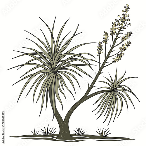 Tableau sur toile xanthorrhoea latifolia
