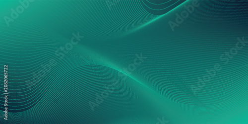 Fotografía Digital technology speed connect blue green background, cyber nano information, abstract communication