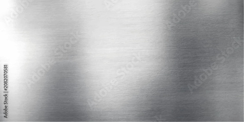 Tableau sur toile A metallic background with a brushed texture, featuring bright highlights and subtle grey tones, suggesting a sleek and modern industrial aesthetic