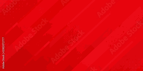 Red Diagonal Striped Background Vector Illustration With Textured Overlay