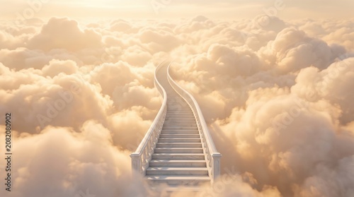 Spiritual Journey Up Heavenly Staircase