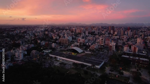 Museu do olho em Curitiba visto de cima