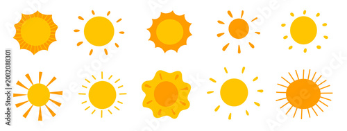 sun icon set