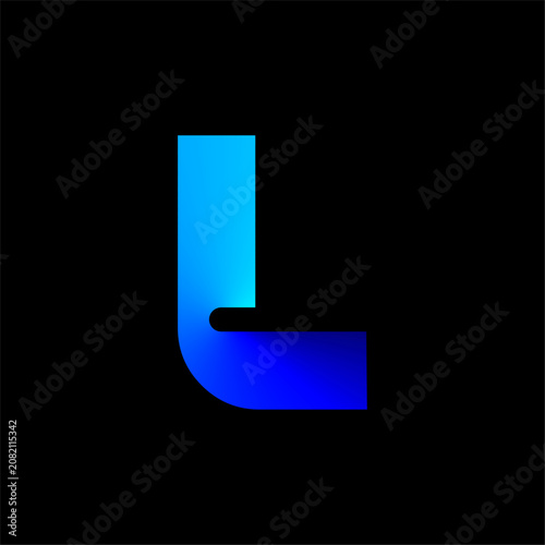 Modern Letter L Logo Design for Startup, Technology, Vector Illustration.