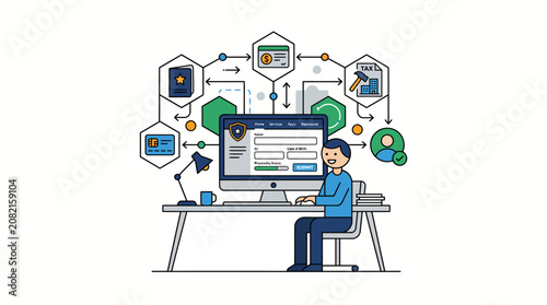 Digital transformation and business process automation with online forms and data analytics