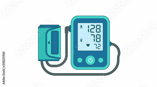 Essential medical tool for at-home blood pressure monitoring, supporting cardiovascular health and preventive care against hypertension risks
