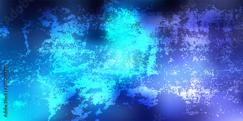 Abstract neon blue and purple grunge background with distressed texture and bright mesh gradient effect. modern desain vector illustartion