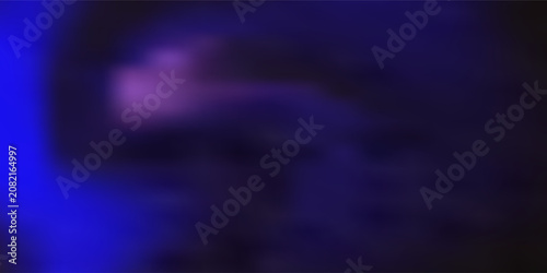 Abstract dark blue and purple mesh gradient background with soft glowing light effects.