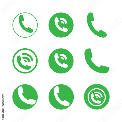 Canvastavla PrintCall icon silhouette, business hotline communication and default smartphone
