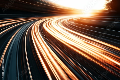 abstract road and spedd concept