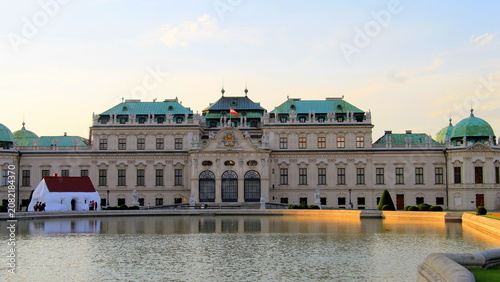 Εκτύπωση καμβά Schonbrunn Palace is the summer residence of Austrian emperors of Habsburg dynas