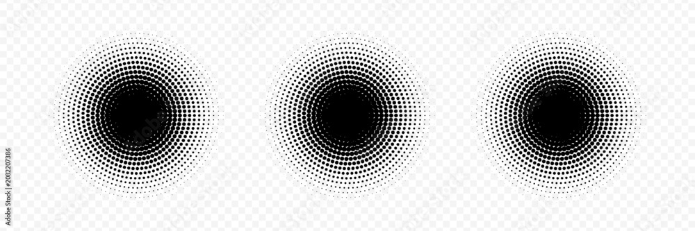 Photos Halftone gradient set