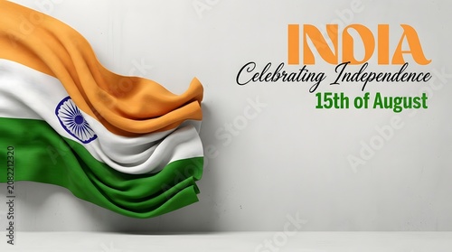 India celebrating independence day on august 15th