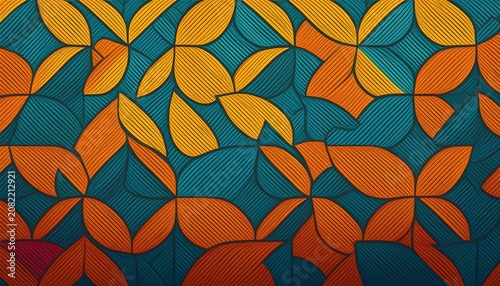 Abstract Vector Seamless Pattern Repeating Abstract Background