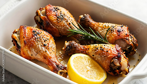 Crispy Baked Chicken Drumsticks Recipe.