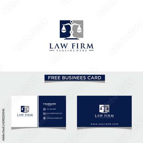 Law Firm Logo and Business Card Design 13.