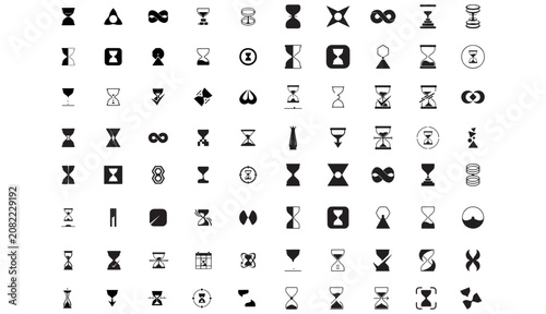 hourglass vector illustration png. Sand watch icon set. Hourglass symbol. vector illustration eps file.