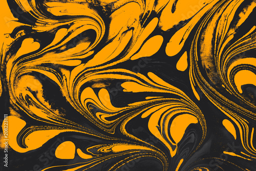 Seamless abstract marble floral pattern textured background