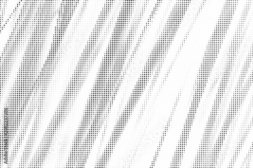 Abstract black and white halftone diagonal pattern isolated on transparent background, Vector, illustration