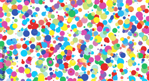 Tableau sur toile Modern rainbow circle pattern designed for endless repeat decorative surface app