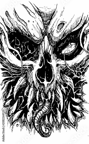 skull tattoo design
