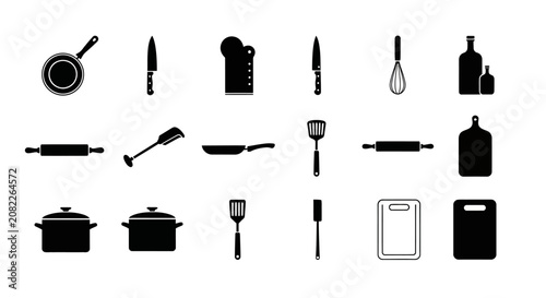 Quadro su tela Kitchen utensils