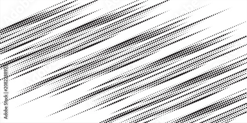 Diagonal Halftone Dots Background Texture in Retro Pop Art Style for Graphic Design