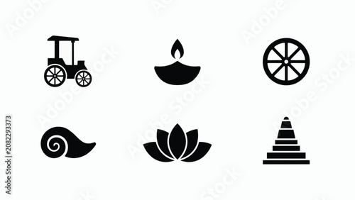 Minimalist flat icons