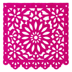 Square Papel Picado Lace Decorative Paper Doily