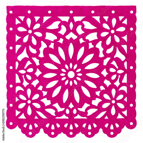 Square Papel Picado Lace Decorative Paper Doily