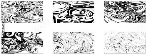 Foto Set of abstract backgrounds